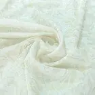 Тюлевый Лён вензель золотистый 148424