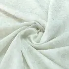 Тюлевый Лён вензель серебристый 148423